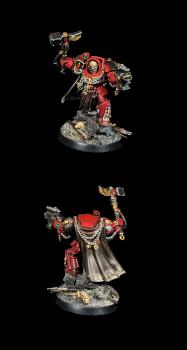 Blood Angels Captain Karlaen by peckersaurus