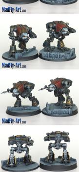 Warhound Scout Titans by MadFlyArtStudio