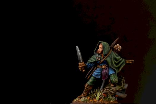 Nienna Female Elf Ranger 77091 by Werner Glocke by DaggerAndBrush