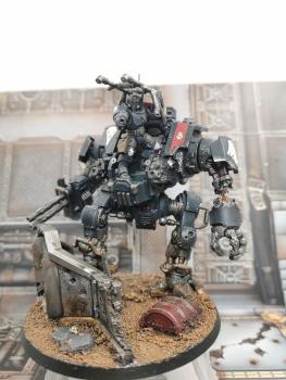 Raven Guard Invictor Warsuit Conversion by Darkblacky