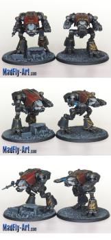 Warhound Scout Titans by MadFlyArtStudio