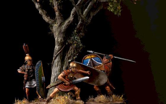 Agema Romans and Victrix Iberians by DaggerAndBrush