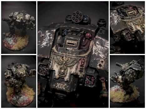 Raven Guard Dreadnought by Untilthewarptakesme
