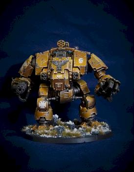 Imperial Fists Redemptor Dreadnought by Kaiul