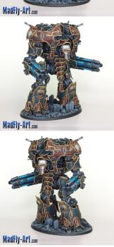 Warmaster Heavy Battle Titan by MadFlyArtStudio