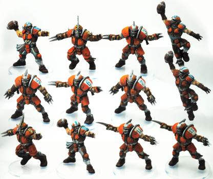 Human Blood Bowl Team by Orgeston