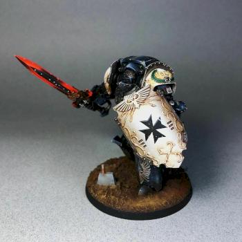 Black Templars Contemptor Dreadnought by birdsareback
