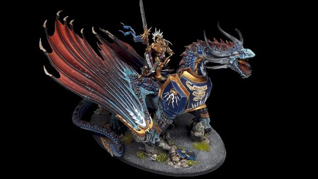 Lord Celestant on Stardrake by UncleScorp
