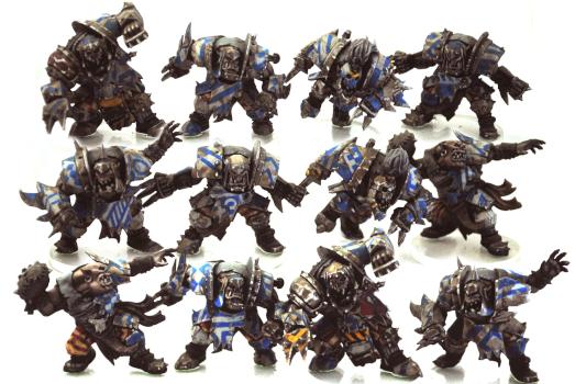 Orc Blood Bowl Team by Orgeston