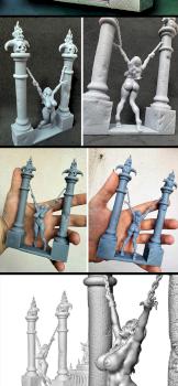 DDF Models - Chained Slave & Sacrificial Columns by Scylla Models