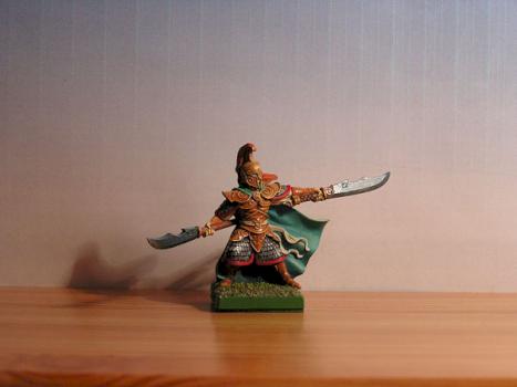 Héros hoplite painted using fast paint technic by keyril