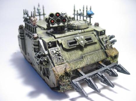 Nurgle Rhino by jonosignet