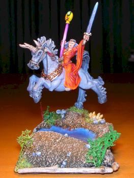 Sorceress on Steed by Gabe