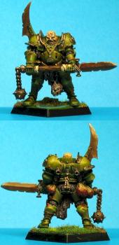Champion of Nurgle (front and back) by Kasdan