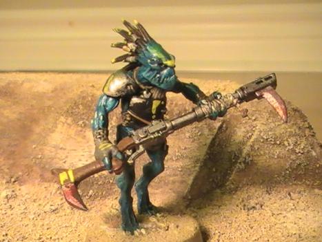 Kroot warrior by muck96