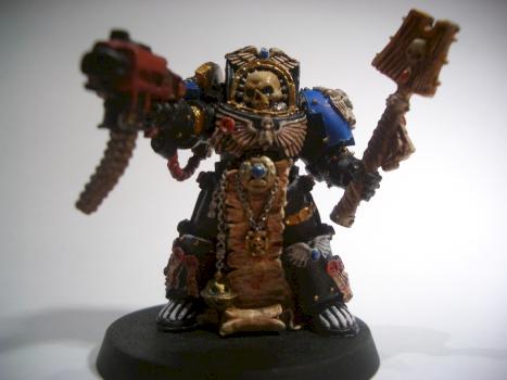 Celestial Lions Chaplain in Terminator Armor by slashcamp