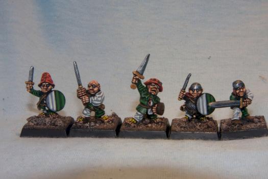 Halfling Men-at-arms by Hubbynz