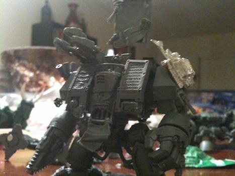Librarian Dreadnought w/magna-grapple W.I.P. by jspyd3rx