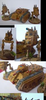 Imperial Guard Chimera + Sentinels by NothingInCommon