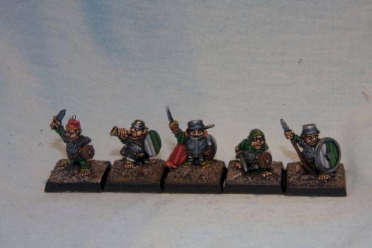Halfling Men-at-arms by Hubbynz
