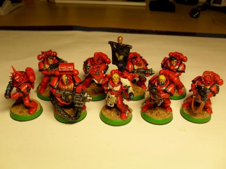Blood Angels Tactical Squad by LoboDerPraesi
