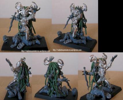 Dark Elves Hag Queen by MyFantasyMiniatures