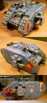 Space Wolf Land Raider Redeemer by thatguyjames