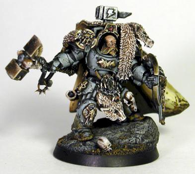 Space Wolves Arjac Rockfist by jorv