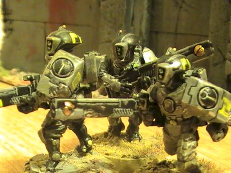 Fire warrior squad by muck96