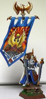 High Elf Battle Standard Bearer by thatguyjames
