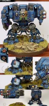 Space Marine Dreadnought (parted, magnets) by SkymaN