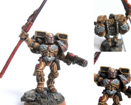 Blood Angels Captain/Dante by warpspawnedpainting