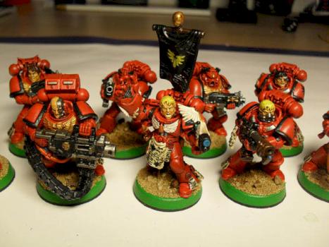 Blood Angels Tactical Squad by LoboDerPraesi