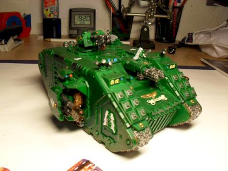 Dark Angels Land Raider Redeemer by LoboDerPraesi
