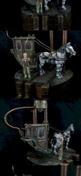 Steampunk Taxi by Bogno