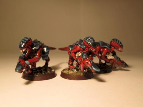 3 Tyranid Termagants Of Hive Fleet Behemoth by TyranidPainter