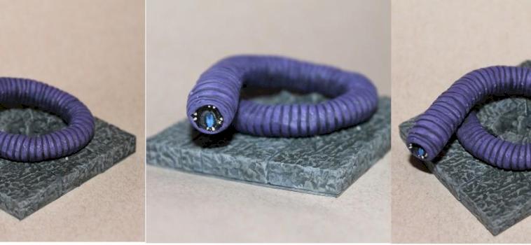 Purple Worm by VinylBlaster