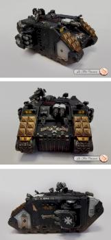 Land Raider Black Templars by Le Chti Pinceau