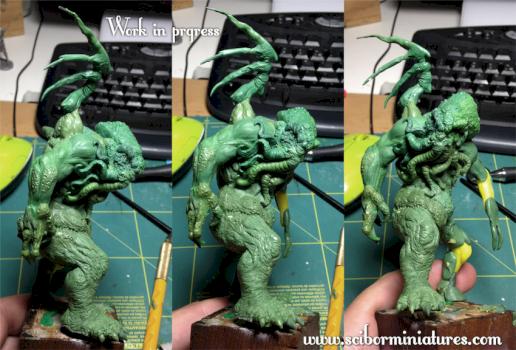 Cthulhu wip by Scibor