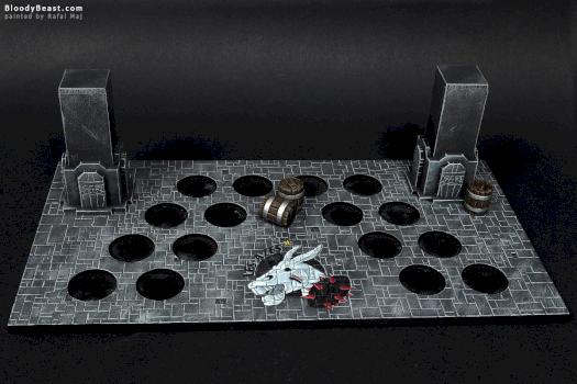 Dungeon Bowl Dwarf Team Display Base by BloodyBeast.com