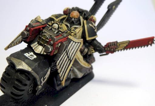 Ravenwing Biker Sergeant by Razor Cure