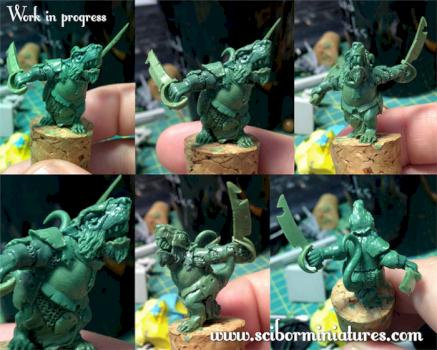 Rat work in progress by Scibor