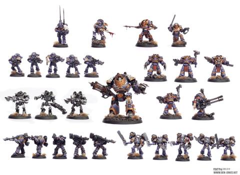 Pre Heresy Emperor's Children Army by The_Orcs_Cauldron