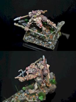 shaggra the troll blacksmith miniature by pokjuju