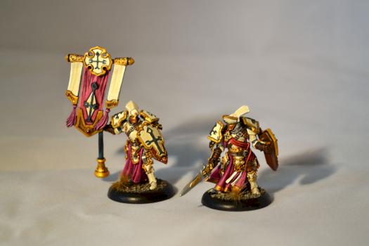 Protectorate of Menoth Exemplar Errant Unit Attachment by Macheye