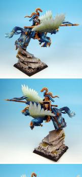 WARHAMMER Brtonnian Pegasus Knight by rene