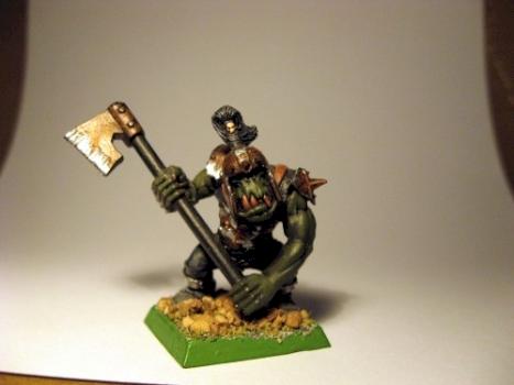 Orc with 2handed axe by Draconianshogun