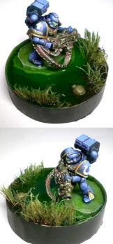 Ultramarine Heavy Bolter by arCane