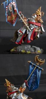 High Elf Standard Bearer by farseer oliver