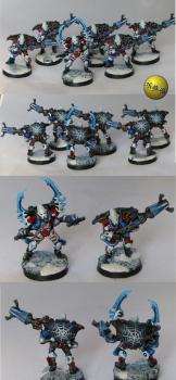 Eldar Warpspider Squad by nels0nmac